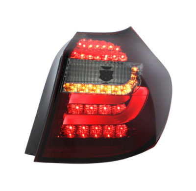 Led Pilotos Traseros Bmw 1er E87 04-09.07 _ Rojo/Ahumados