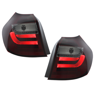 Led Pilotos Traseros Bmw 1er E87 04-09.07 _ Rojo/Ahumados