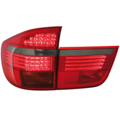 Pilotos Led Bmw X5 E70 06-10 Rojo/Ahumado