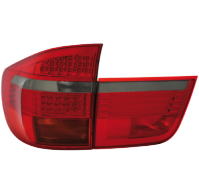 Pilotos Led Bmw X5 E70 06-10 Rojo/Ahumado