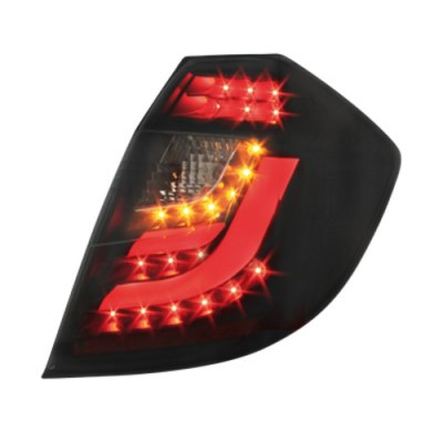 Pilotos Led Honda Jazz/ Fit, 08+ Negro/Ahumado