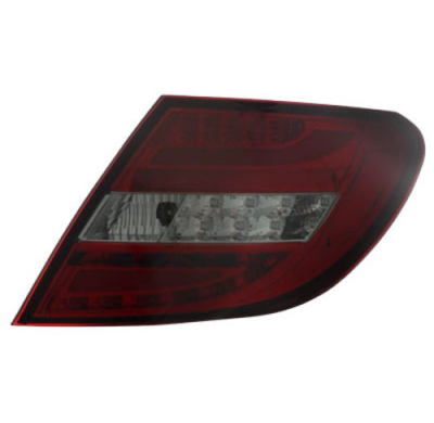 Pilotos Led Mercedes Benz C W204 Lim. 07-10 Rojo/Ahumado