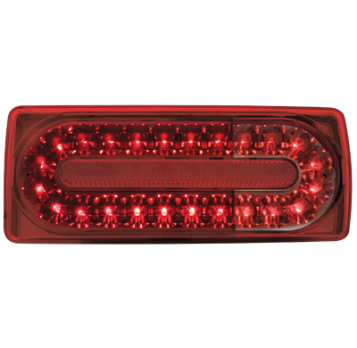 Pilotos Led Mercedes Benz Clase G W463  Rojo/Clear