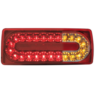 Pilotos Led Mercedes Benz Clase G W463  Rojo/Clear