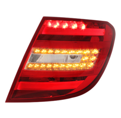 Led Pilotos Traseros Mercedes Benz C-Klasse W204 T-Modell 06-10_Rojo/Crys