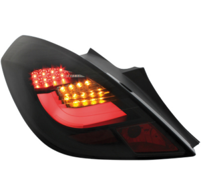 Pilotos Led Opel Corsa D 06-08 3t Negro/Ahumado