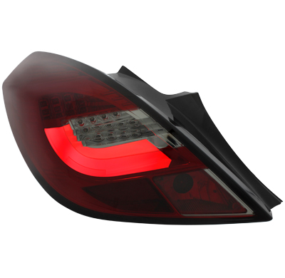 Pilotos Led Opel Corsa D 06-08 3t Rojo/Ahumado