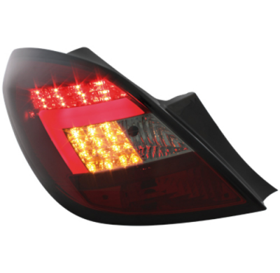 Pilotos Led Opel Corsa D 06-10 5t Rojo/Ahumado