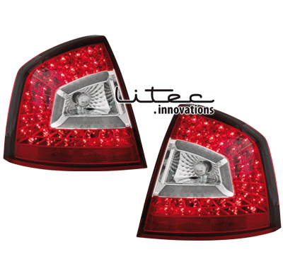 Litec Led Pilotos Traseros Skoda Octavia 1z Lim. 04-11 Rot/Klar
