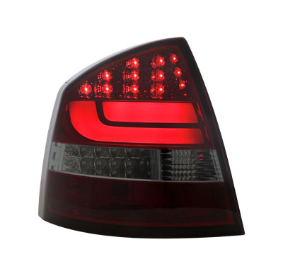 Pilotos Led Skoda Octavia 1z Lim. 04-08 Rojo/Ahumado