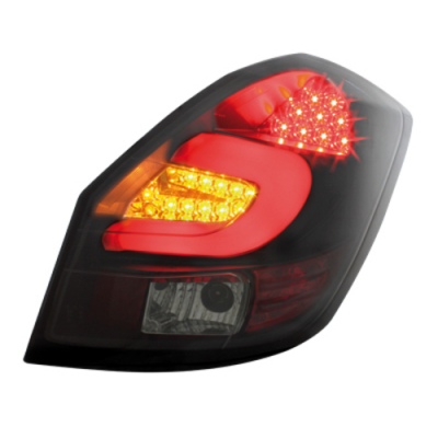 Pilotos Led Skoda Fabia 5j 07+ Negro/Ahumado