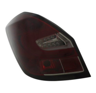 Pilotos Led Skoda Fabia 5j 07+ Rojo/Ahumado