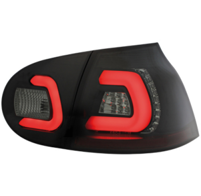 Pilotos Led Vw Golf V 03-09 Negro/Ahumado