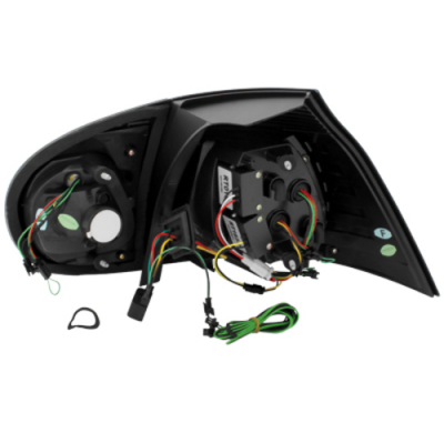 Pilotos Led Vw Golf V 03-09 Negro/Ahumado