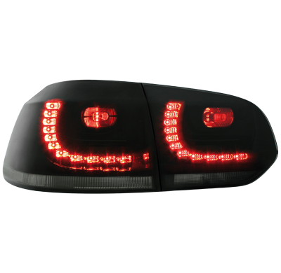 Led Pilotos Traseros Vw Golf Vi 08+ _ Negros/Ahumados_R-Look