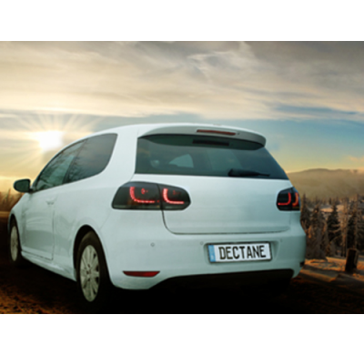 Led Pilotos Traseros Vw Golf Vi 08+ _ Negros/Ahumados_R-Look