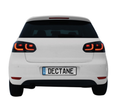 Led Pilotos Traseros Vw Golf Vi 08+ _ Negros/Ahumados_R-Look