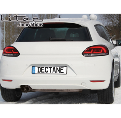 Litec Led Pilotos Traseros Vw Scirocco Iii 08+_Rojo/Ahumados