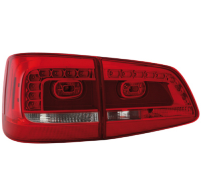 Led Pilotos Traseros Vw Touran 2011+ Rojo / Claro