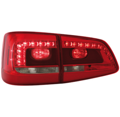 Led Pilotos Traseros Vw Touran 2011+ Rojo / Ahumados