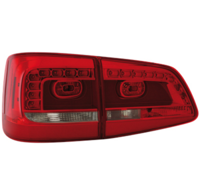 Led Pilotos Traseros Vw Touran 2011+ Rojo / Ahumados