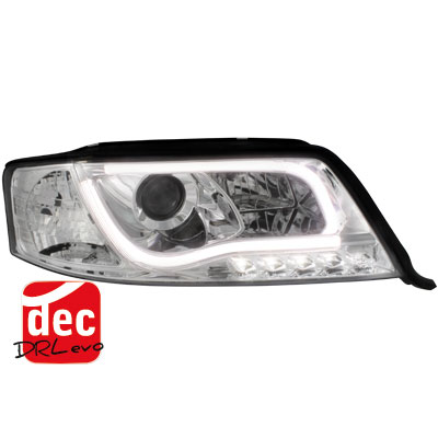 Faros Luz Diurna D-Lite Audi A6 4b 97-00 Cromado