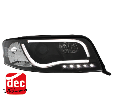 Faros Luz Diurna D-Lite Audi A6 4b 97-00 Negro