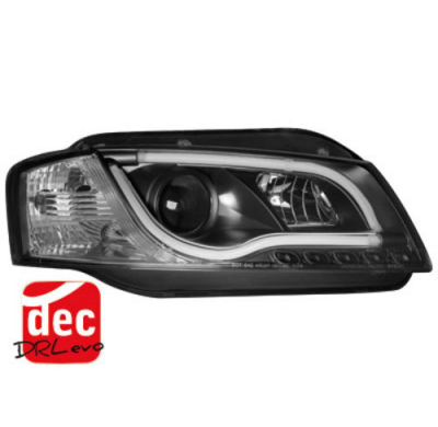 Faros Luz Diurna D-Lite Audi A3 8p 03-08 Negro