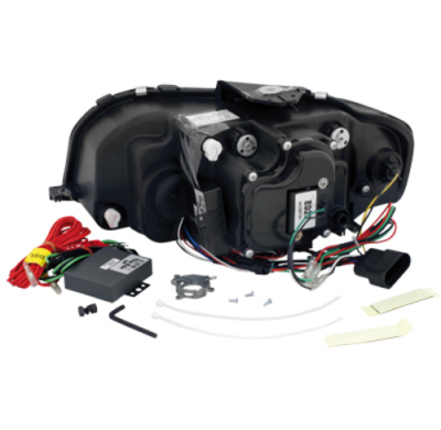 Faros Luz Diurna D-Lite Audi A3 8p 03-08 Negro