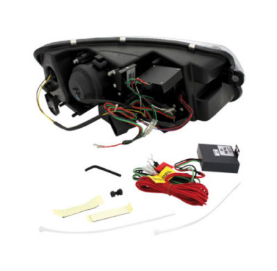 Faros Luz Diurna D-Lite Audi A6 4f 04-07 Negro