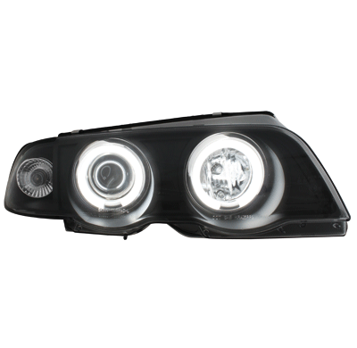 Angel Eyes Bmw E46 Lim. 98-01 2 Ccfl Negro