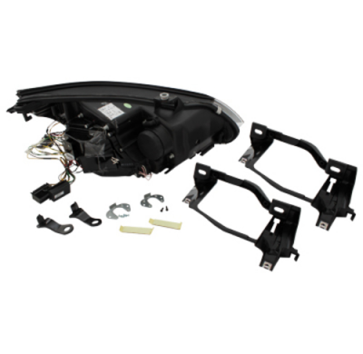 Faros Angel Eyes Ccfl Bmw E60 05-08 Led Intermitentes Negros Angel Eyes Xenon_D1s