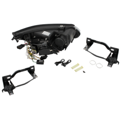 Faros Angel Eyes Ccfl Bmw E60 03-04 Led Intermitentes Negros Angel Eyes Xenon_D2s