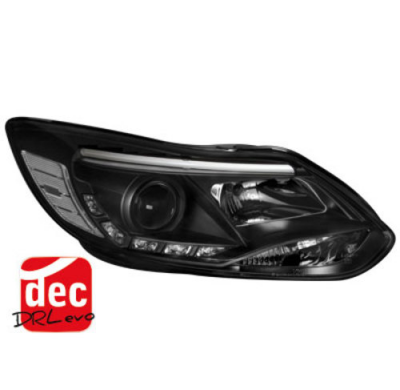 Faros Luz Diurna D-Lite Ford Focus 11+ Negro