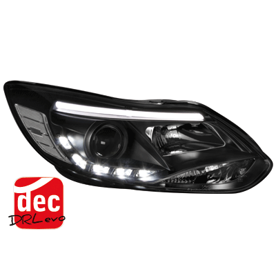 Faros Luz Diurna D-Lite Ford Focus 11+ Negro