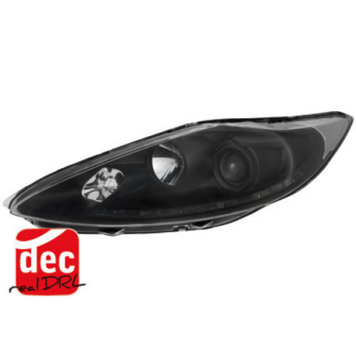 Faros Luz Diurna Ford Fiesta 7 08-10 -Optik Negro