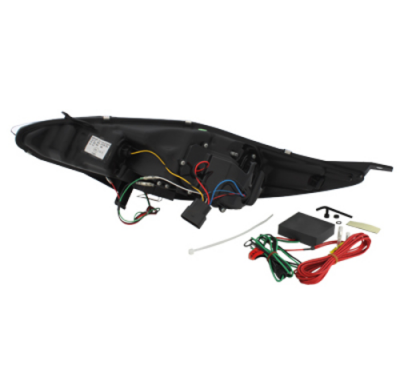 Faros Luz Diurna Ford Fiesta 7 08-10 -Optik Negro