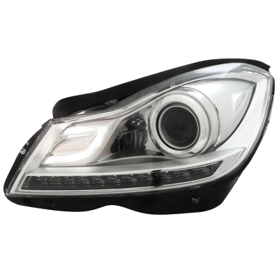Faros Luz Diurna Mercedes Benz W204 C-Klasse 11+ _Cromados