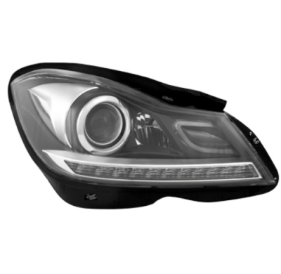Faros Luz Diurna Mercedes Benz W204 C-Klasse 11+ _Negros
