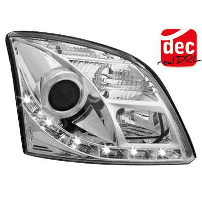 Faros Luz Diurna Opel Vectra C 02-08/05 Cromado