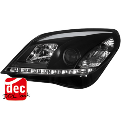Faros Luz Diurna Opel Astra H 04-09  Negro