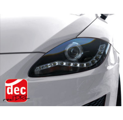 Faros Luz Diurna Seat Leon 1p 09+ Negro