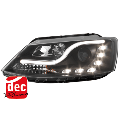 Faros Luz Diurna D-Lite Vw Jetta 11+ Negro