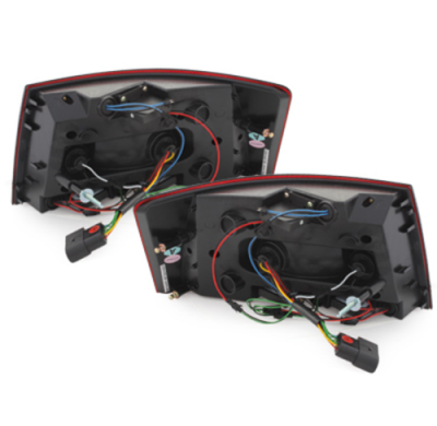 Pilotos Led Audi A6 4f Limousine 04-08 Rojo/Cristal