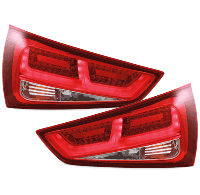 Pilotos Traseros Led Audi A1 2011+ Rojo/Claro