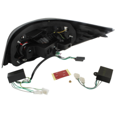 Pilotos Led Bmw E60 04.03-03.07  Rojo/Crystal