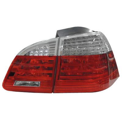 Pilotos Led Bmw E61 Touring 04-07_ Rojo/Crystal