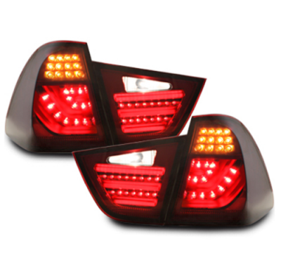 Pilotos Traseros Led Bmw E91 Lci 3er Touring. 08-11 _ Rojo/Ahumado