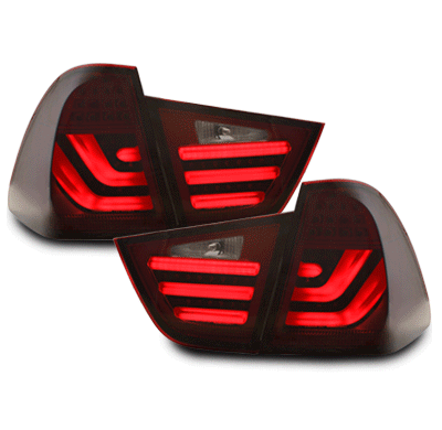 Pilotos Traseros Led Bmw E91 Lci 3er Touring. 08-11 _ Rojo/Ahumado