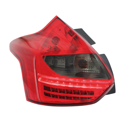 Pilotos Led Ford Focus 2011+ Rojo/Ahumado